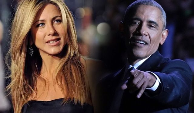 Yeni aşk bombası: Obama ve Jennifer Aniston aşk mı yaşıyor!