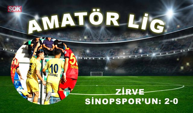 Zirve Sinopspor’un: 2-0