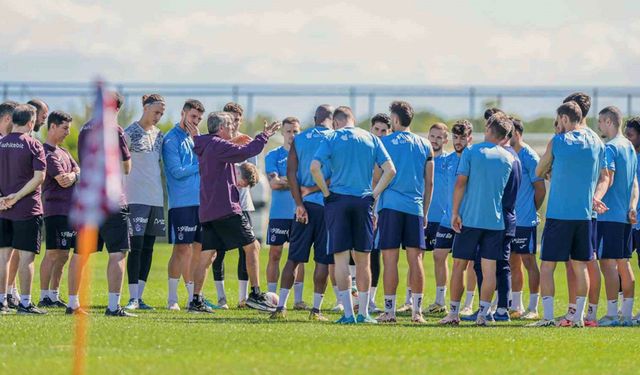 Trabzonspor, Hatayspor maçı hazırlıklarını sürdürdü