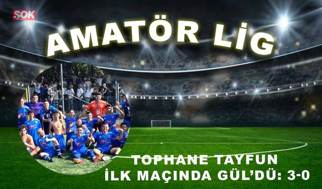 Tophane Tayfun ilk maçında Gül’dü: 3-0