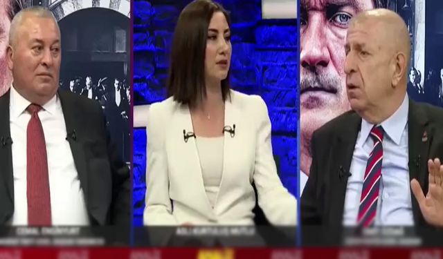 SON DAKİKA | Zafer Partisi lideri Ümit Özdağ yayını terk etti!