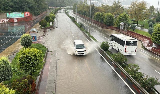 Zonguldak'ta kuvvetli yağış