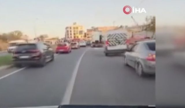 Ambulansa fermuar sistemiyle böyle yol açıldı