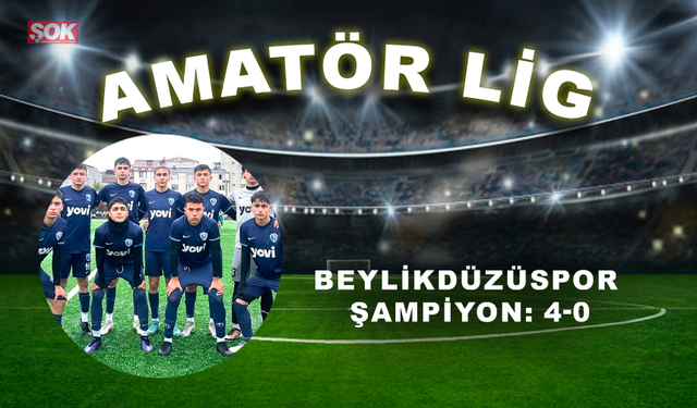 Beylikdüzüspor şampiyon: 4-0