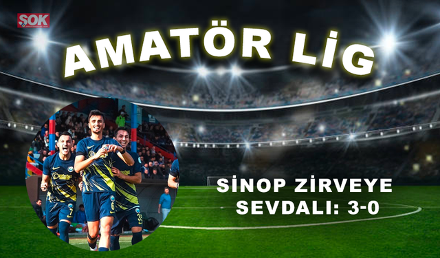 Sinop zirveye sevdalı: 3-0