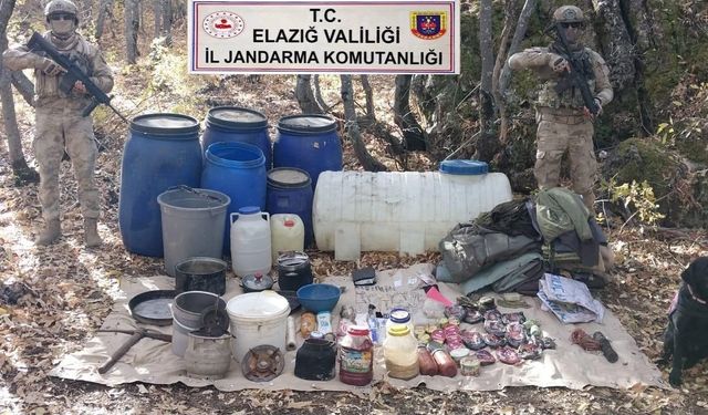 Elazığ’da 2 sığınak imha edildi