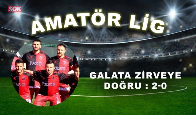 Galata zirveye doğru: 2-0