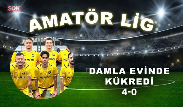 Damla evinde kükredi: 4-0