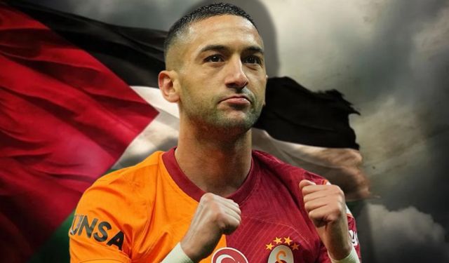 Hakim Ziyech, Amsterdam olayında Filistin'i destekledi: Fas'ta kahraman oldu