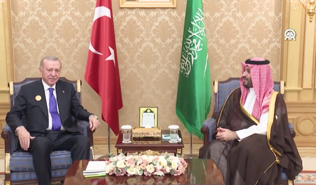 Cumhurbaşkanı Erdoğan, Muhammed bin Selman ile görüştü