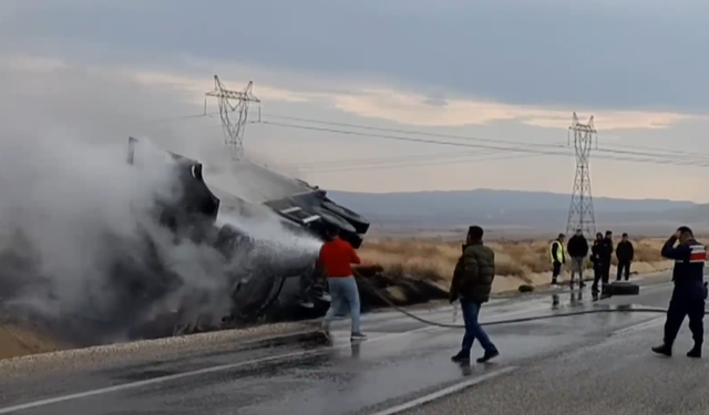 Kırıkkale'de feci kaza: Tekeri fırladı