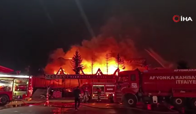 Afyonkarahisar'da 1 kişinin öldüğü restoran yangınıyla ilgili iş yeri ortağı tutuklandı