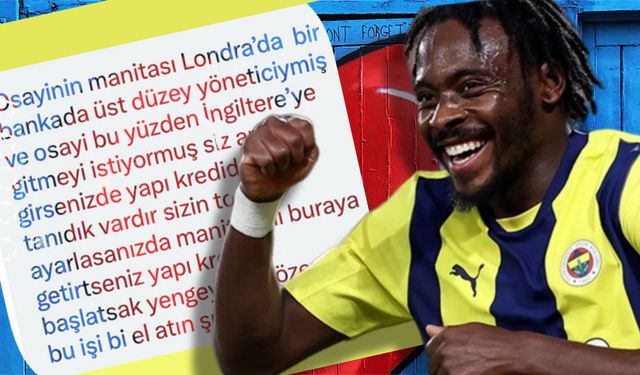 Fenerbahçe taraftarı Bright Osayi-Samuel'in sevgilisine iş arıyor: Kalbiyle, işi arasında kaldı!