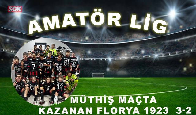 Müthiş maçta kazanan Florya 1923  3-2