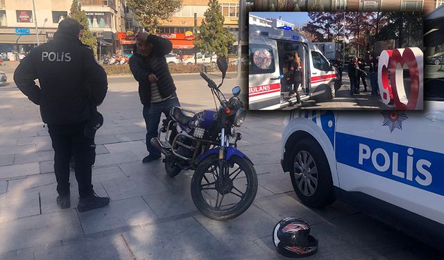 Trafikte yol verme kavgası! Motosikletliyi kaskıyla dövdü