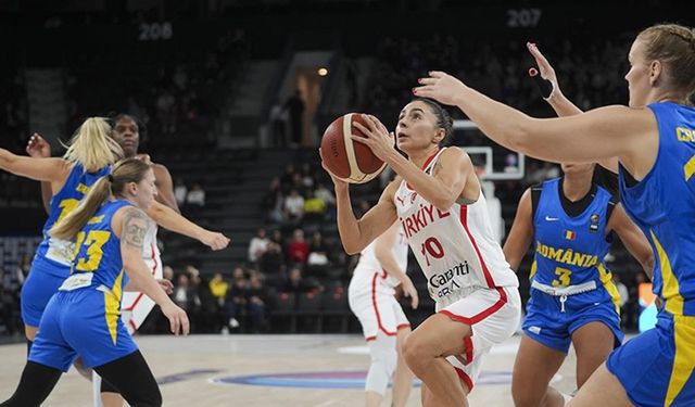 A Milli Kadın Basketbol Takımı, Romanya'yı 101-54 yendi