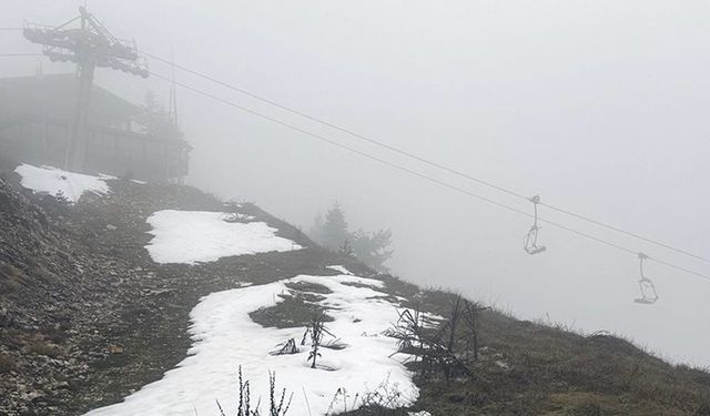 Ilgaz Dağı'nda sis etkili oldu