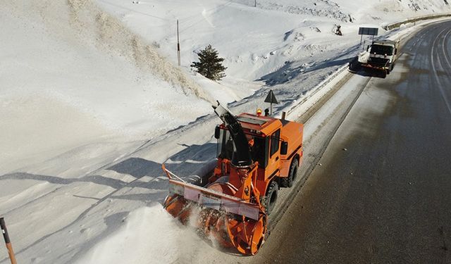 Kara yollarında kış hazırlıkları tamamlandı