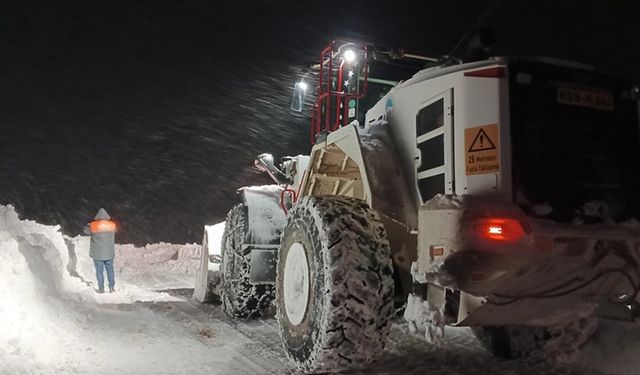 Kayseri'de kardan kapanan 230 mahalle yolu ulaşıma açıldı