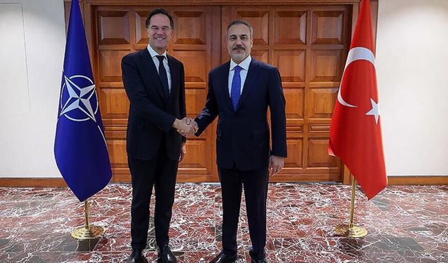 Dışişleri Bakanı Fidan, NATO Genel Sekreteri Rutte ile görüştü