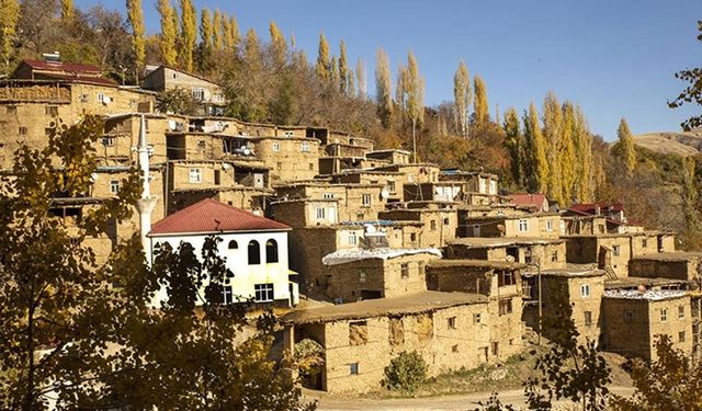 Sonbahar renklerine bürünen Bitlis'in köyleri fotoğrafçıları ağırladı