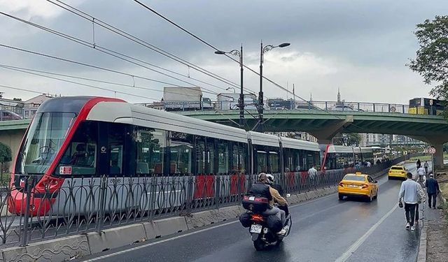 Tramvay seferlerine İstanbul Maratonu kesiği