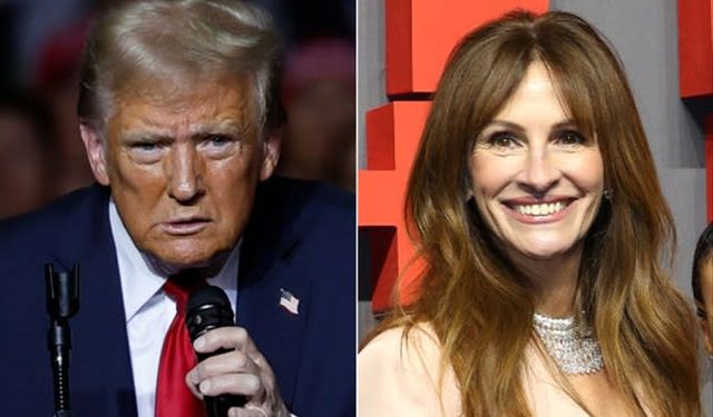 Trump Julia Roberts'a çattı: Utanacak