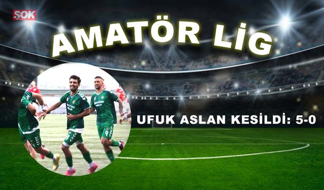 Ufuk aslan kesildi: 5-0