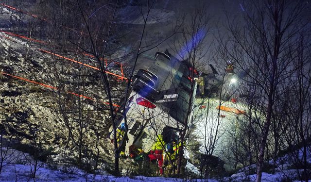 Norveç’te korkunç otobüs kazası!