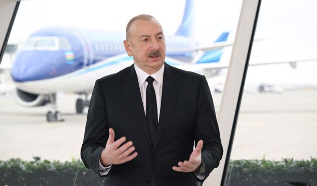 İlham Aliyev'den uçak kazası açıklaması: Rusya'yı hedef aldı!