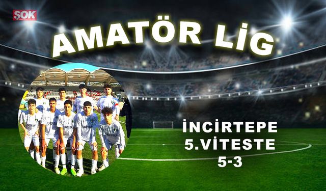 İncirtepe 5.viteste: 5-3