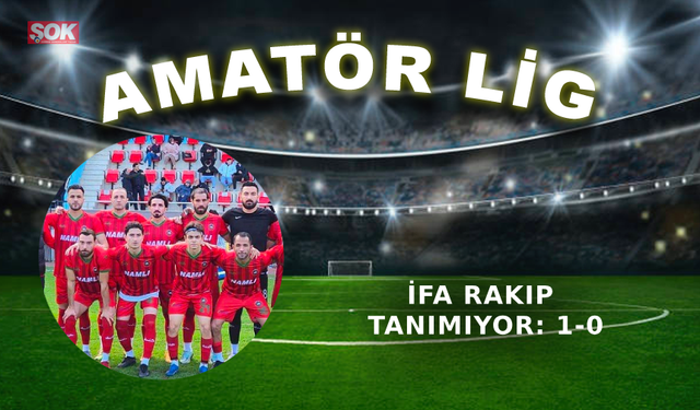 İFA rakip tanımıyor: 1-0