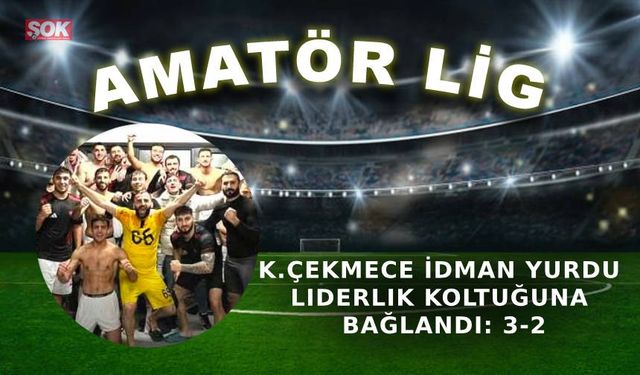 K.Çekmece İdman Yurdu liderlik koltuğuna bağlandı: 3-2