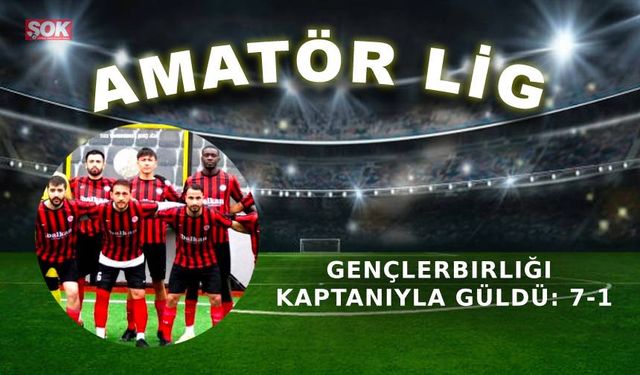 Gençlerbirliği kaptanıyla güldü: 7-1