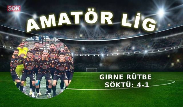 Girne rütbe söktü: 4-1