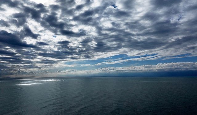 Antalya'da yağışın ardından oluşan bulutlar dronla görüntülendi