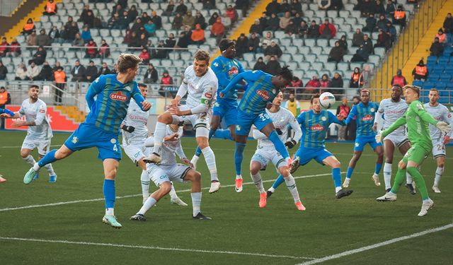 Çaykur Rizespor, evinde Konyaspor'a takıldı