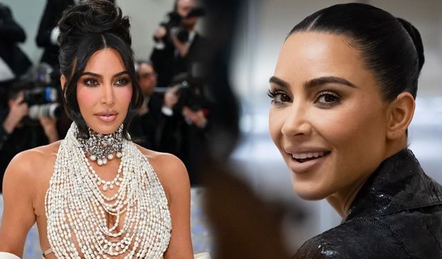 Kim Kardashian'ın kızı bire bir aynısı: Hık demiş burnundan düşmüş!