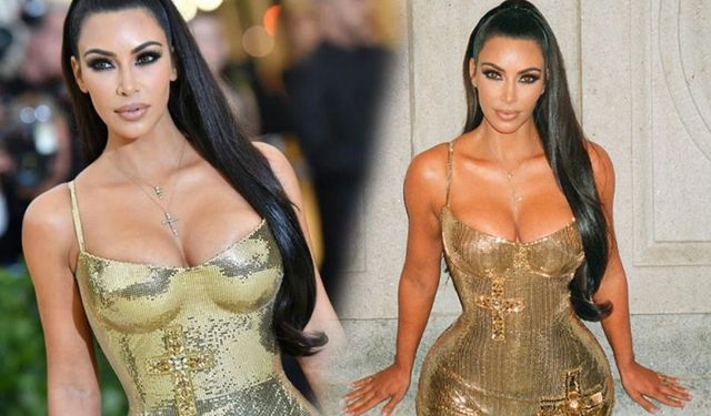 Kim Kardashian kırmızılar içinde: Nefes kesti