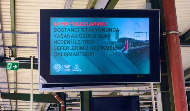 Marmaray Bostancı durağında üzücü olay! Son 2 ayda 5. kez oluyor...