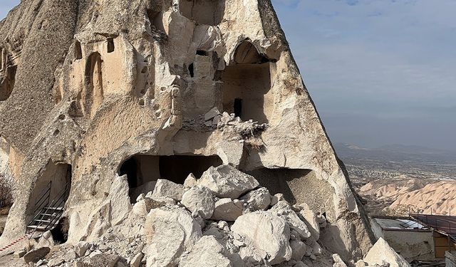 Doğal miras yıkıldı: Milyonlarca yıllık peribacası çöktü