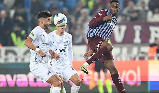 Trabzonspor derbi öncesi Kasımpaşa'ya puan kaybetti