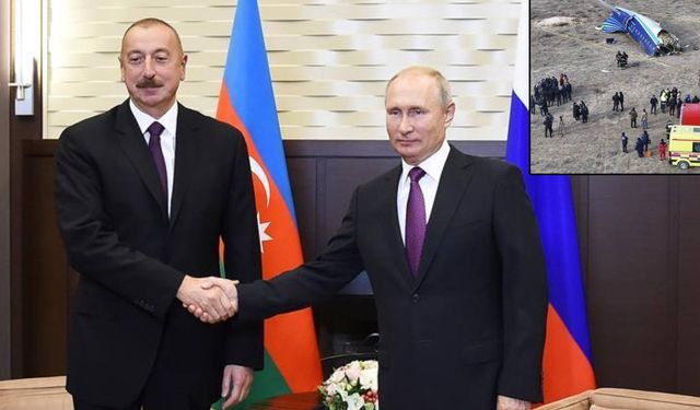 Azerbaycan uçağını Rusya düşürmüş! Putin'in Aliyev'i arayarak özür diledi