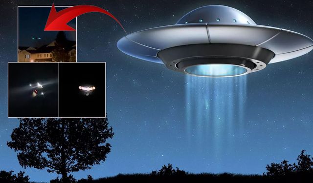 New Jersey'den dünyaya yayılan UFO paniği! Gökyüzündeki garip cisimler sosyal medyayı salladı