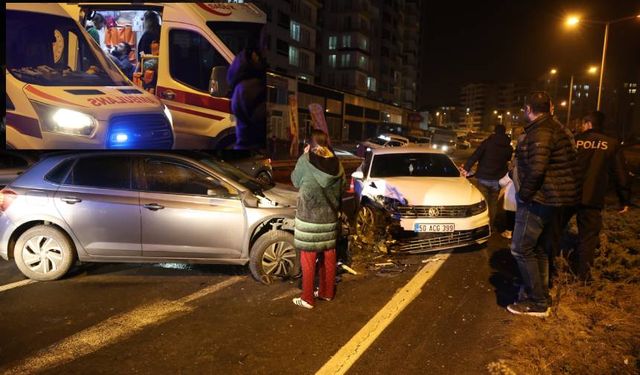 Nevşehir'de felakete bilet: Alkollü sürücü suçsuz araca çarptı