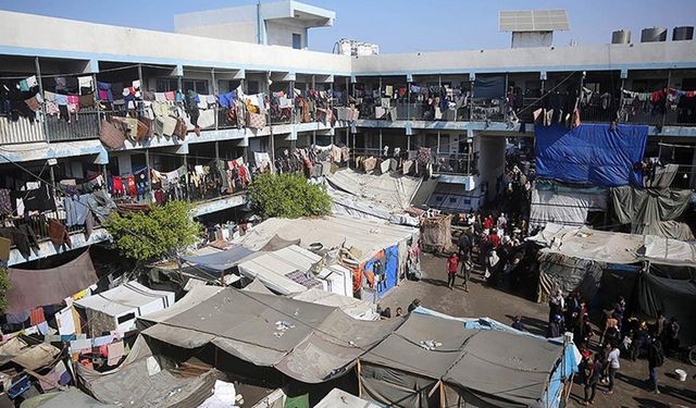 UNRWA: Gazze'de yerinden edilen 415 bin Filistinli okullarımızda barınıyor