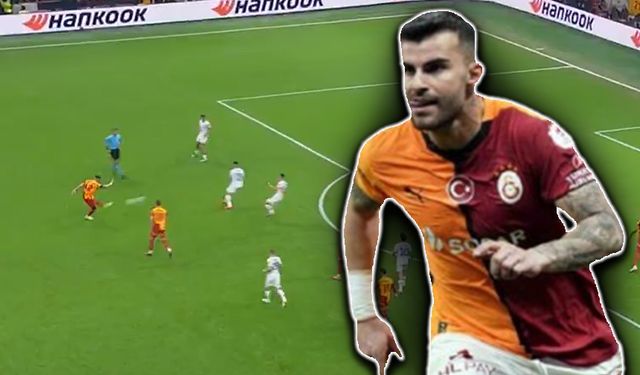 Abdülkerim Bardakcı, öyle bir gol attı ki! İşte o anlar..