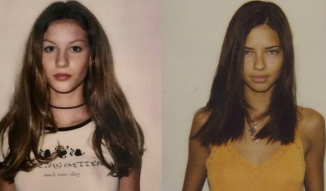 Adriana Lima ve Gisele'in 90'lı yıllardaki fotoları patladı!