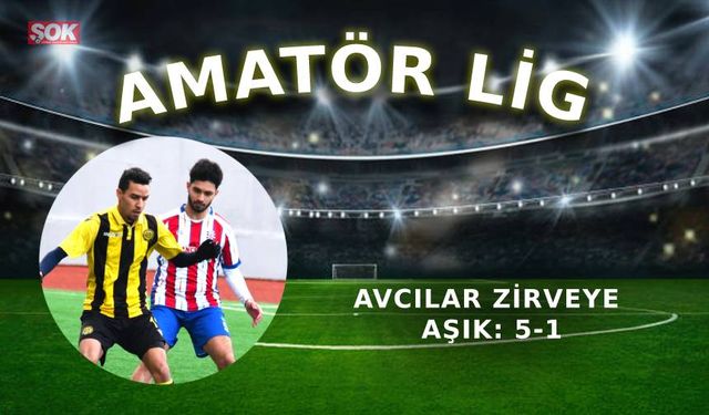 Avcılar zirveye aşık: 5-1