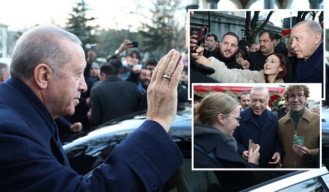 Cumhurbaşkanı Erdoğan, vatandaşların Regaip Kandil'ini kutladı!